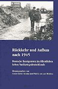 Claus-Dieter Krohn - Rückkehr und Aufbau nach 1945